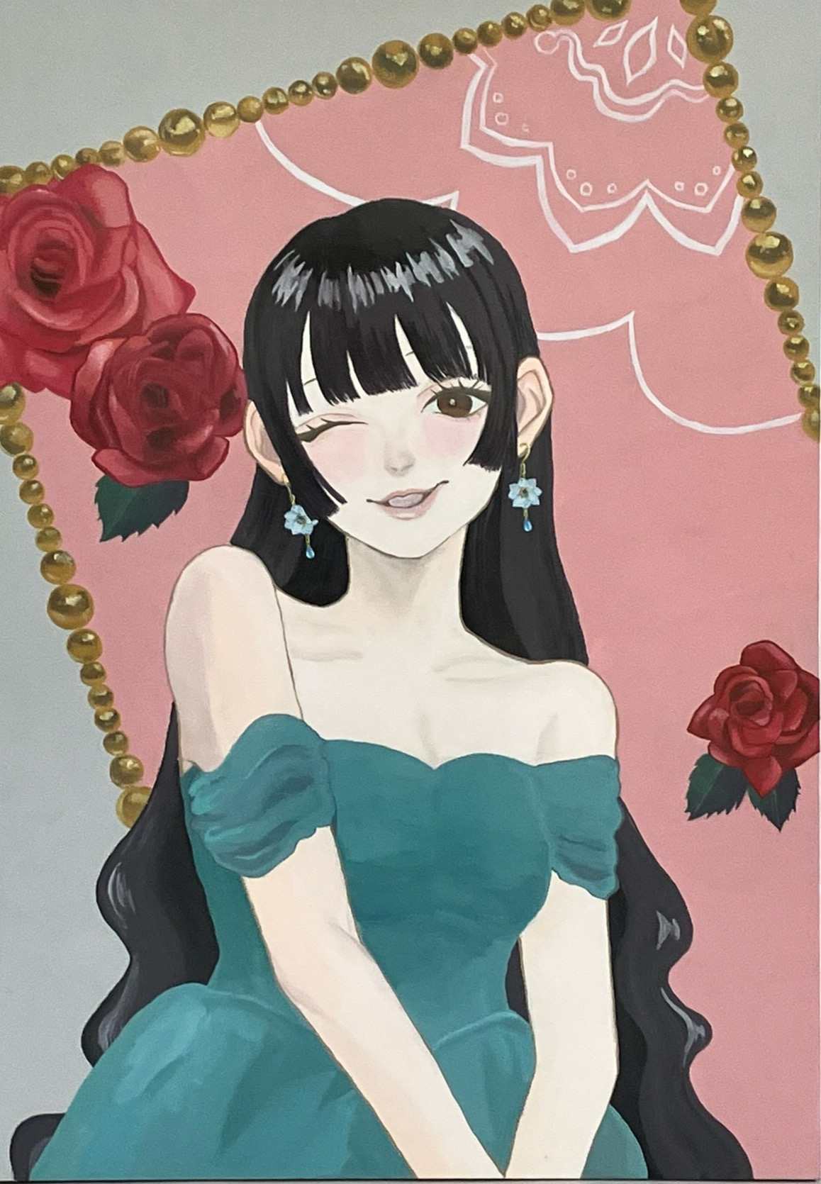 ３年・山口くるみ「おめかし」