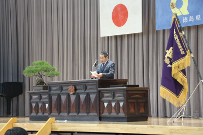 阿波松契会　西渕会長挨拶