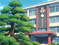 イラスト校舎